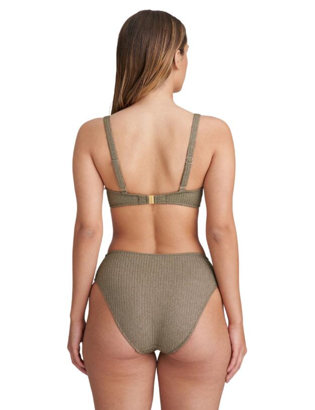 Marie Jo Tinjis Full Bikini Briefs Golden Olive