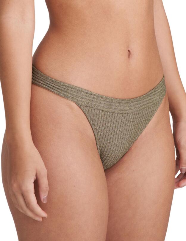 Marie Jo Tinjis Special Bikini Briefs Golden Olive