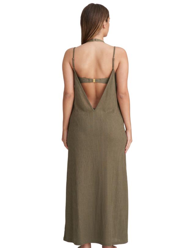 Marie Jo Long Swimwear Dress Golden Olive