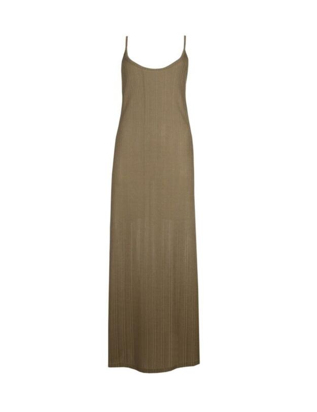 Marie Jo Long Swimwear Dress Golden Olive