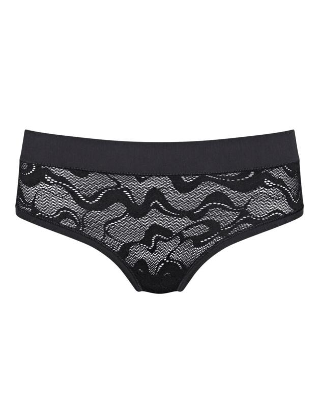 Sloggi Go Allround Lace Mid Brief Black 