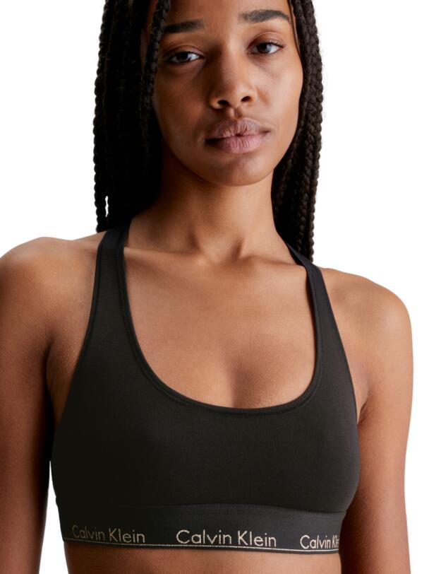  Calvin Klein Modern Cotton Holiday Lingerie Set Black