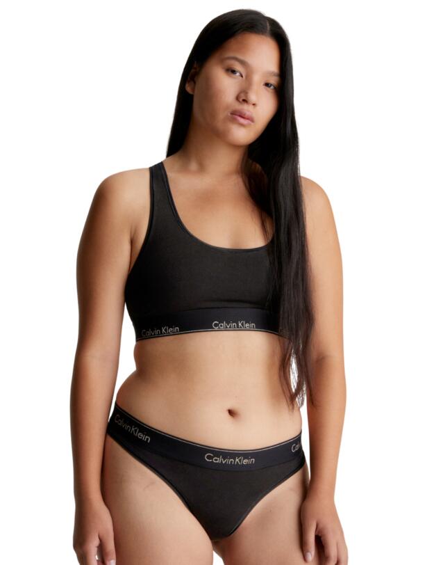  Calvin Klein Modern Cotton Holiday Lingerie Set Black