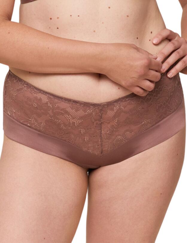 Triumph Vivid Spotlight Maxi Brief Rose Brown