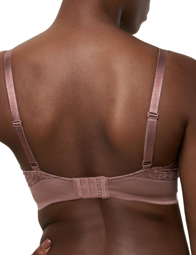 Triumph Vivid Spotlight Plunge Bra Rose Brown