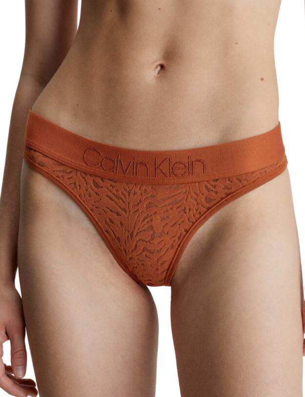  Calvin Klein Intrinsic Lace Thong Ginger Bread