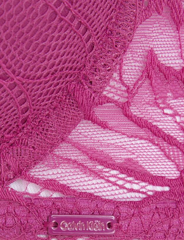 Calvin Klein Seductive Comfort Plunge Bra Wild Aster