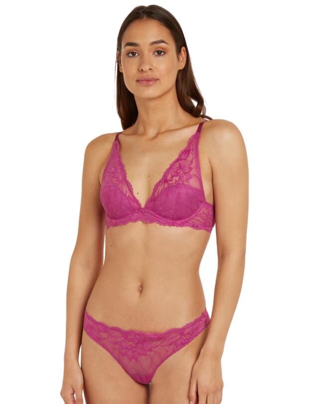 Calvin Klein Seductive Comfort Thong Wild Aster