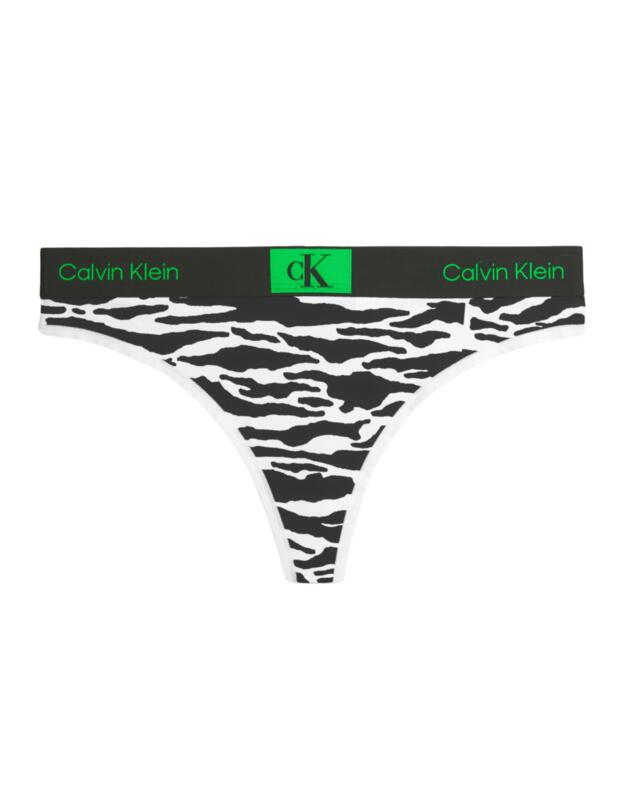 Calvin Klein CK96 Thong Split Tiger Print/Black
