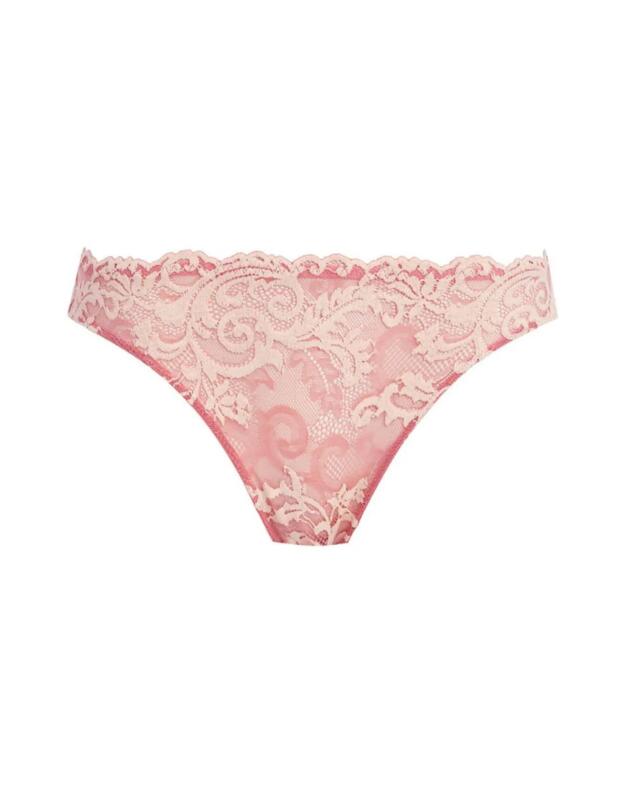 Wacoal Instant Icon Thong Bridal Rose/Crystal Pink