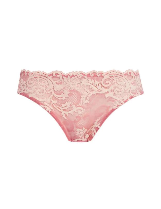 Wacoal Instant Icon Bikini Brief Bridal Rose/Crystal Pink