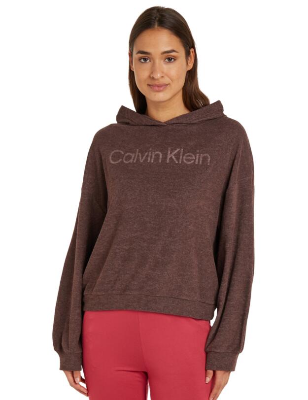 Calvin Klein Cosy Lounge Hoodie Deep Mahogany