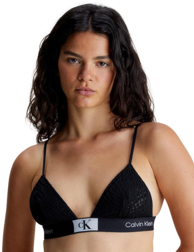 Calvin Klein CK96 Triangle Bra Black