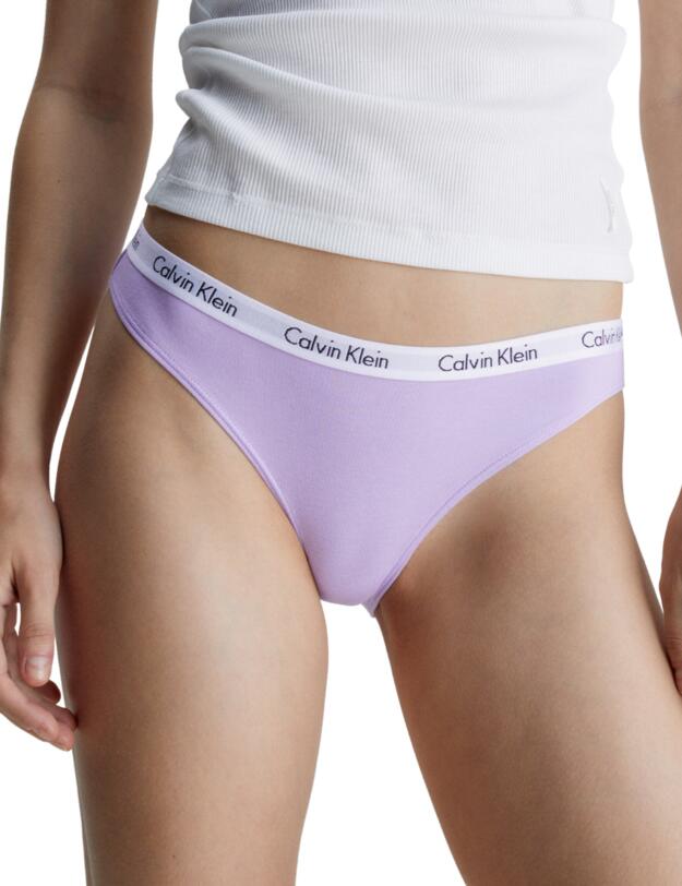 Calvin Klein Carousel Briefs 3 Pack Black/White/Pastel Lilac