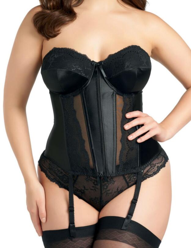 8502 Elomi Maria Basque  - 8502 Black