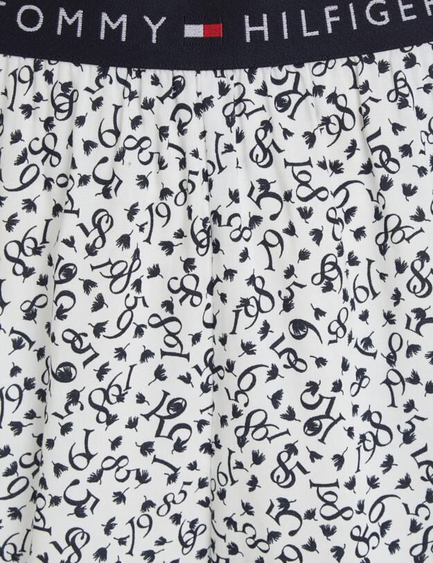 Tommy Hilfiger TH Original Woven Short Print Feather Print Ecru