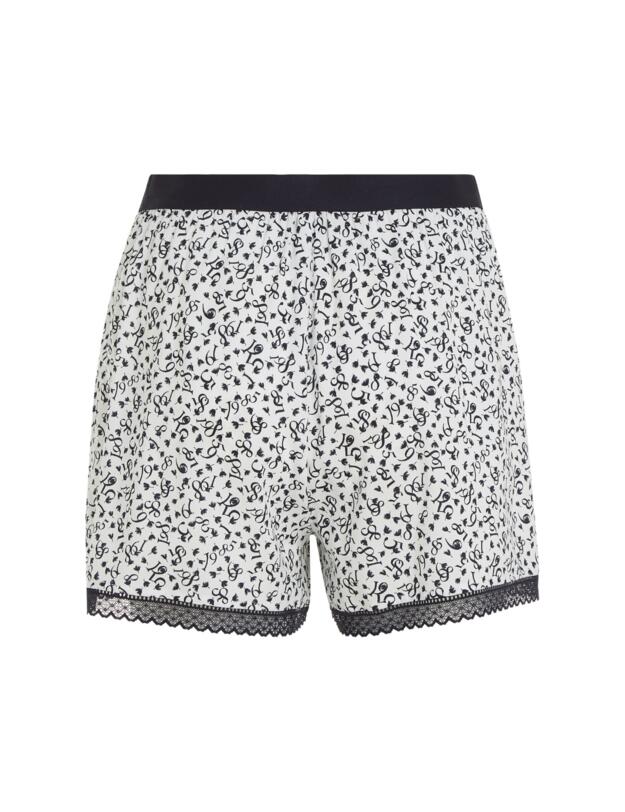 Tommy Hilfiger TH Original Woven Short Print Feather Print Ecru