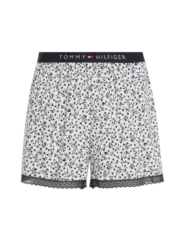 Tommy Hilfiger TH Original Woven Short Print Feather Print Ecru