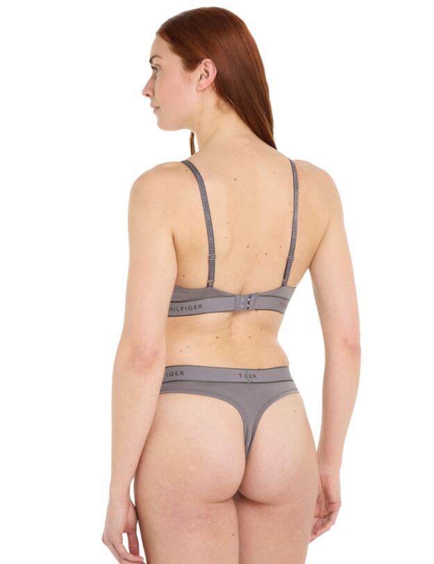 Tommy Hilfiger TH Established Thong Fossil Grey 