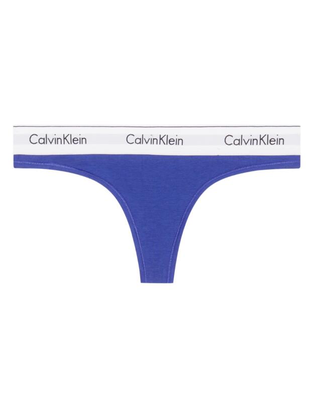 Calvin Klein Modern Cotton Thong Spectrum Blue