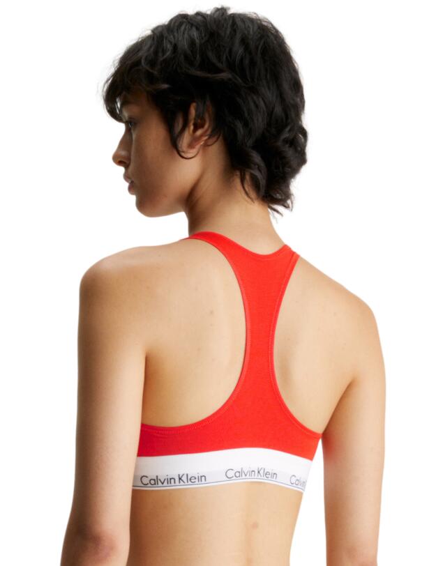 Calvin Klein Modern Cotton Bralette Spicy Orange