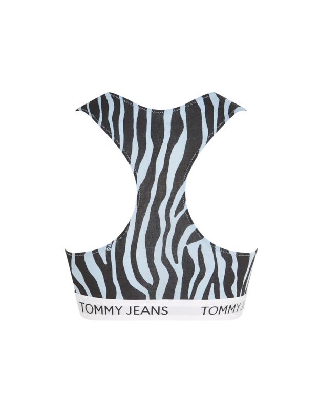 Tommy Hilfiger Heritage Print Unlined Bralette Tj Zebra AOP