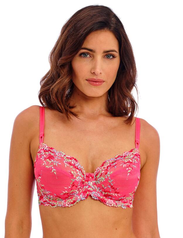 Wacoal Embrace Lace Underwired Bra Hot Pink/Multi 