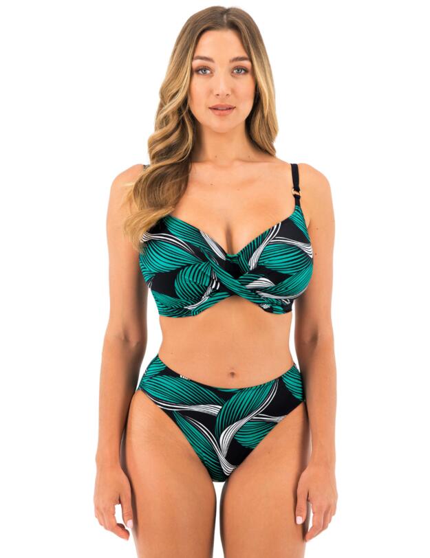 Fantasie Saint Lucia Mid Rise Bikini Brief Black