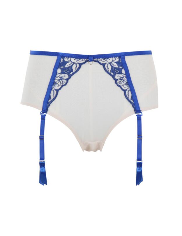 Panache Rosa Suspender Brief Cobalt/Latte