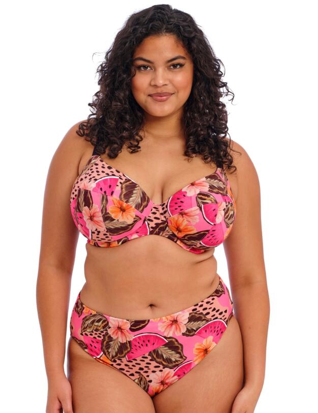 Elomi Cabana Nights Plunge Bikini Top Multi 