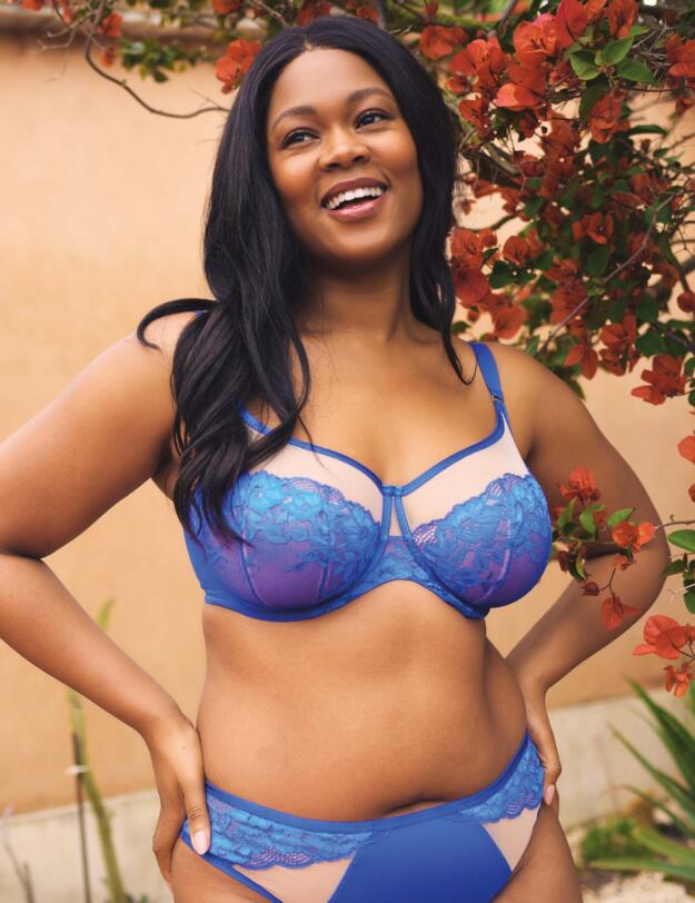 Sculptresse by Panache Josephine Full Cup Bra Cobalt/Latte
