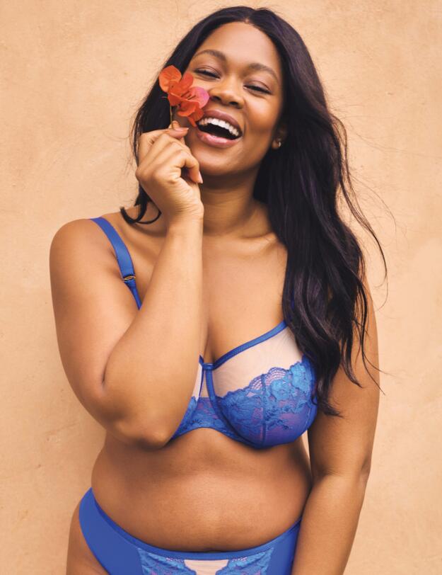 Sculptresse by Panache Josephine Full Cup Bra Cobalt/Latte