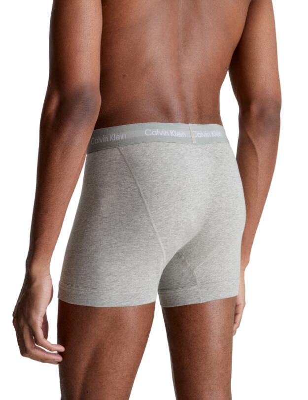 Calvin Klein Cotton Stretch 3 Pack Briefs Phantom Grey/Palace Blue/Vaporous Grey