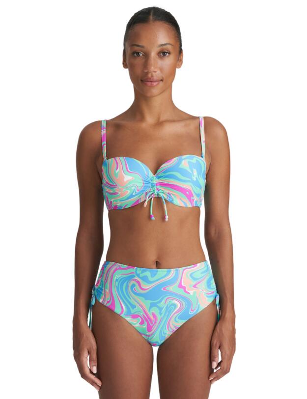 Marie Jo Arubani Tie Side Full Bikini Briefs Ocean Swirl
