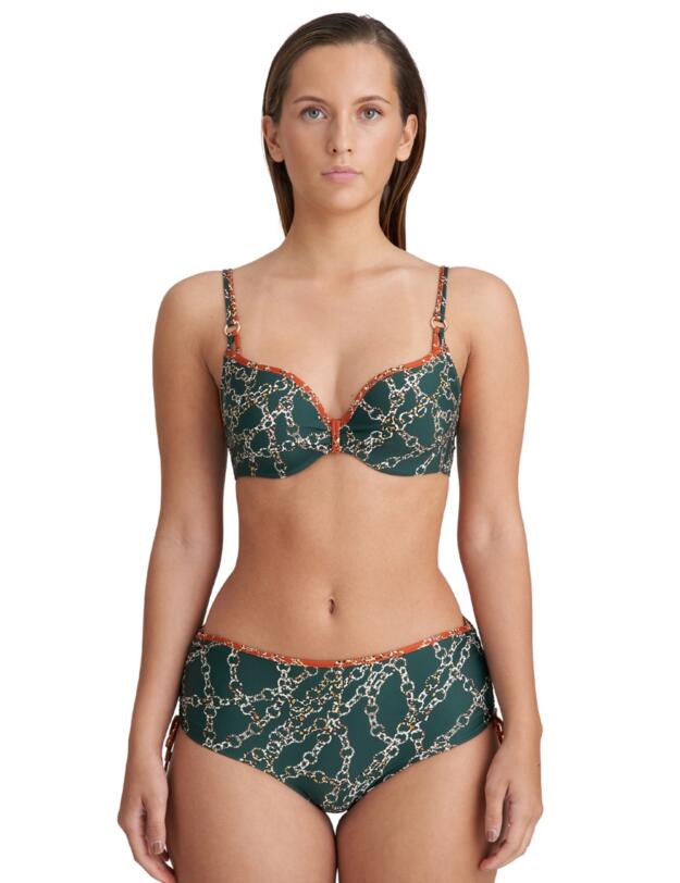 Marie Jo Tazar Adjustable Full Bikini Briefs Malachite 
