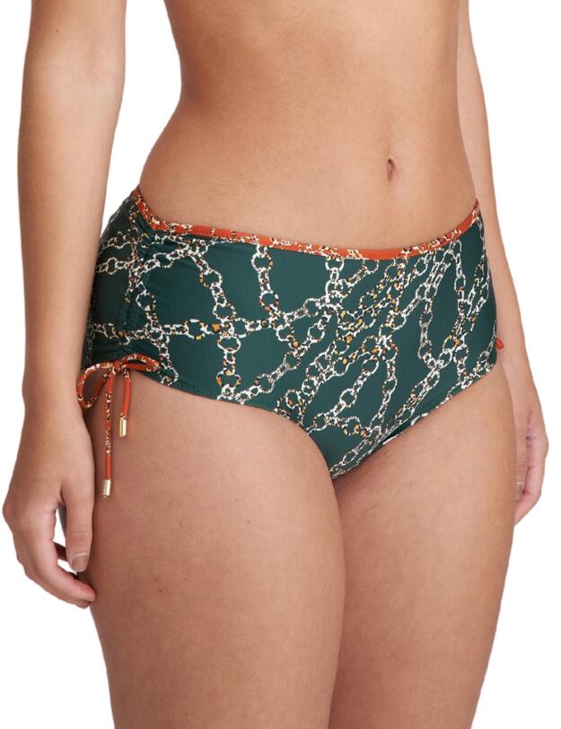 Marie Jo Tazar Adjustable Full Bikini Briefs Malachite 