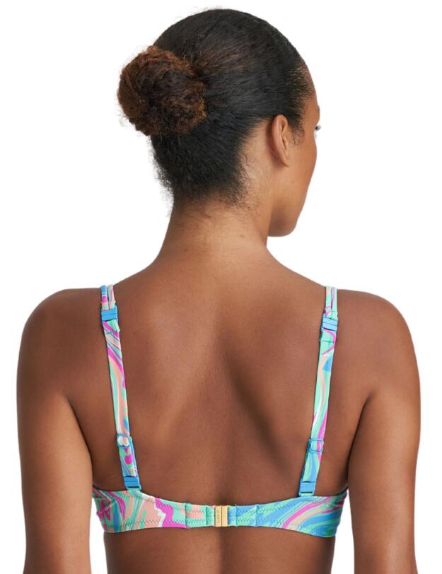 Marie Jo Arubani Padded Plunge Bikini Top Ocean Swirl