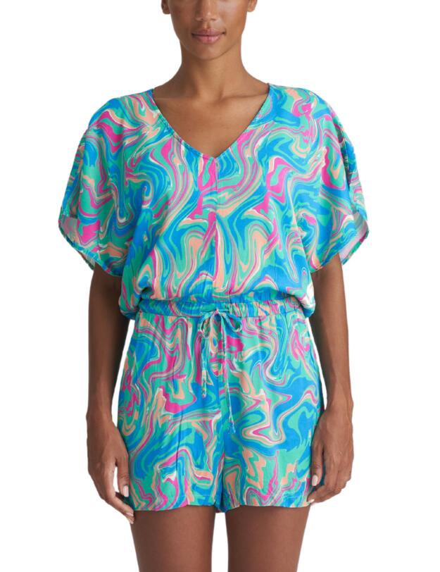 Marie Jo Arubani Beach Cover Up Ocean Swirl