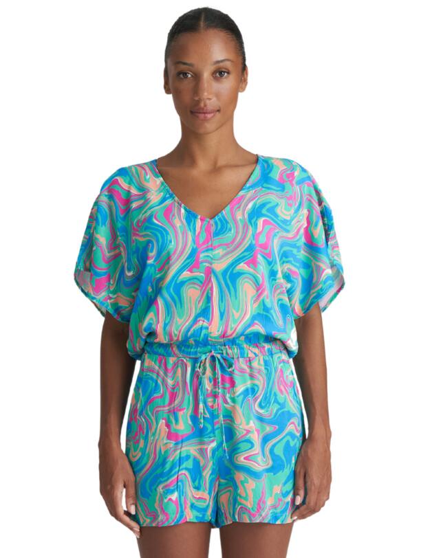 Marie Jo Arubani Beach Cover Up Ocean Swirl