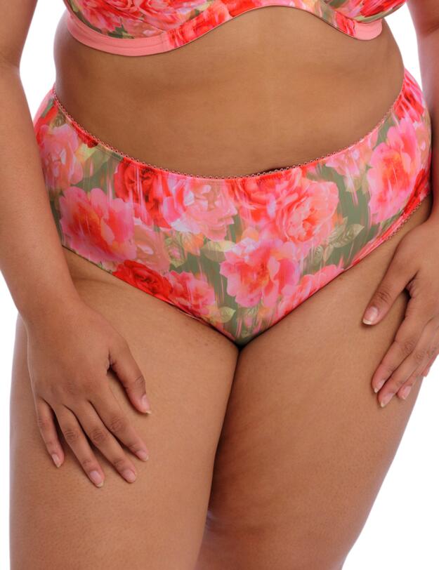Goddess Kayla High-Waisted Brief Rose Garden