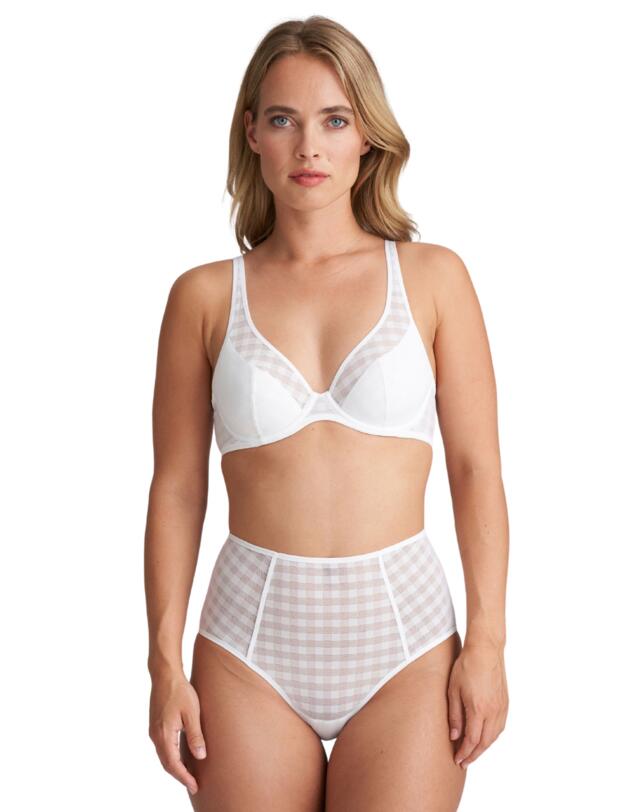 Marie Jo Jereme Half Padded Plunge Bra White