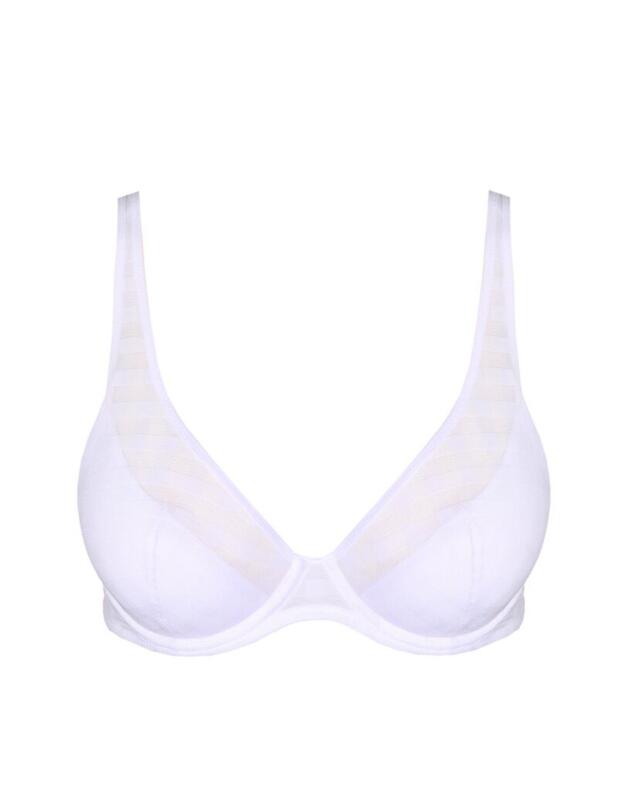 Marie Jo Jereme Half Padded Plunge Bra White