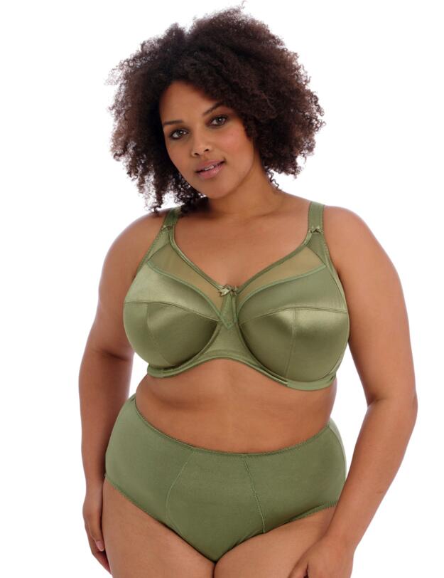 Goddess Keira Underwired Bra Olive
