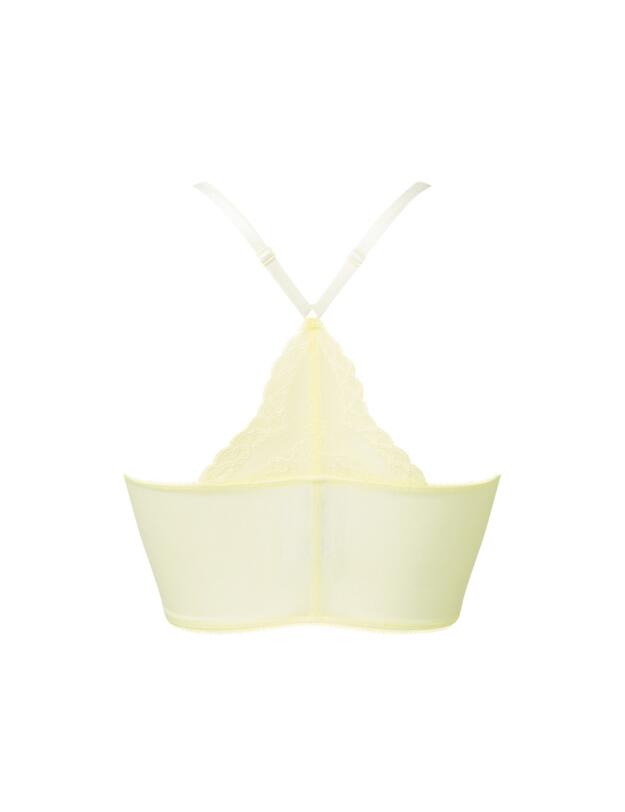 Gossard Superboost Lace Deep V Bralette Lemon