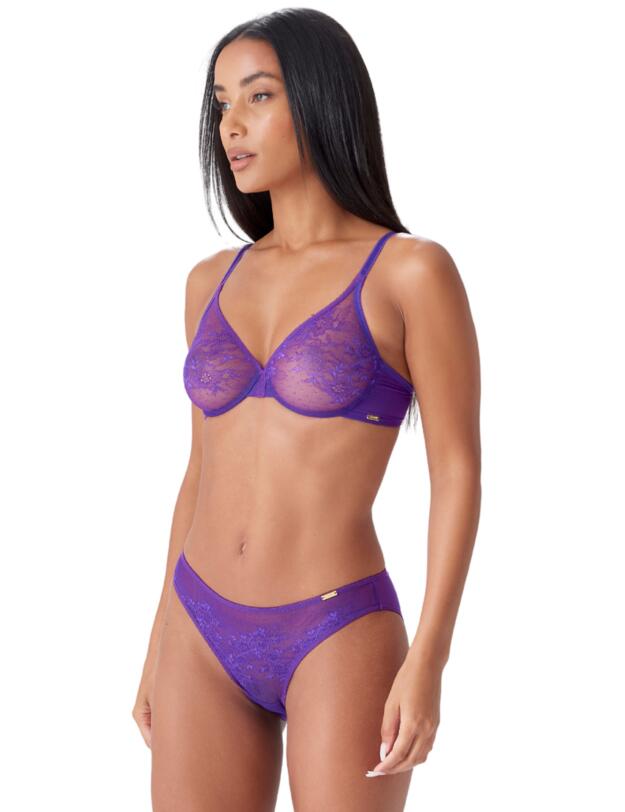Gossard Glossies Lace Brief Ultra Violet