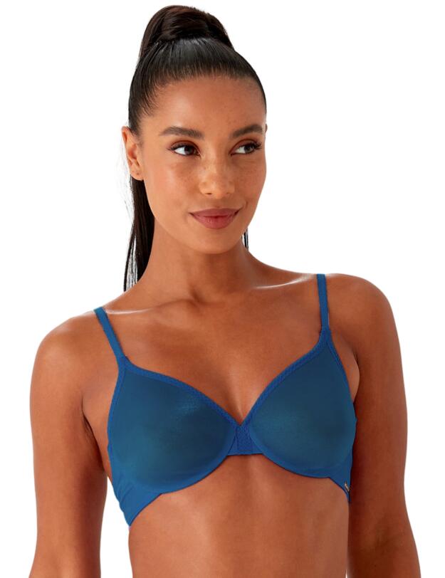 Gossard Glossies Sheer Bra Teal