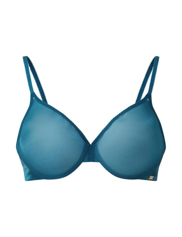 Gossard Glossies Sheer Bra Teal