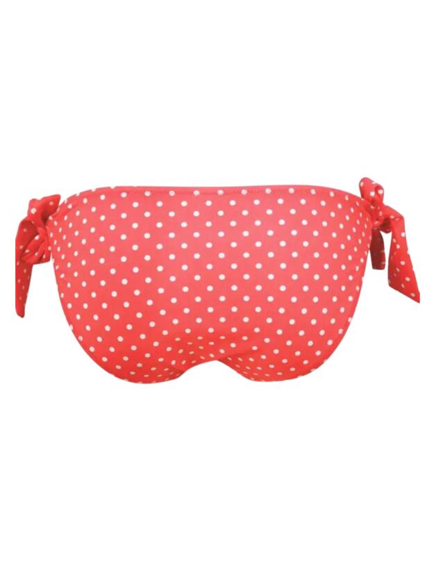 Pour Moi Hot Spots Tie Side Bikini Brief in Coral