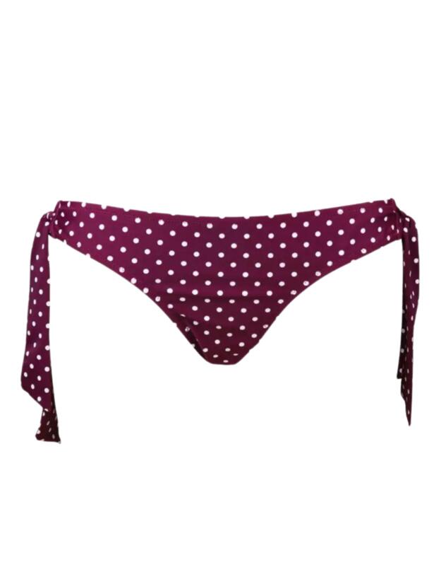 Pour Moi Hot Spots Tie Side Bikini Brief in Sangria