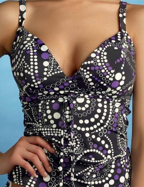 9597 Freya Atomic Plunge Tankini Top - 9597 Tankini